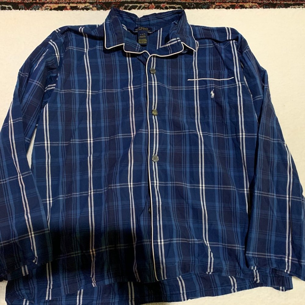 Ralph Lauren Polo Pajama Tops XL Sleepwear